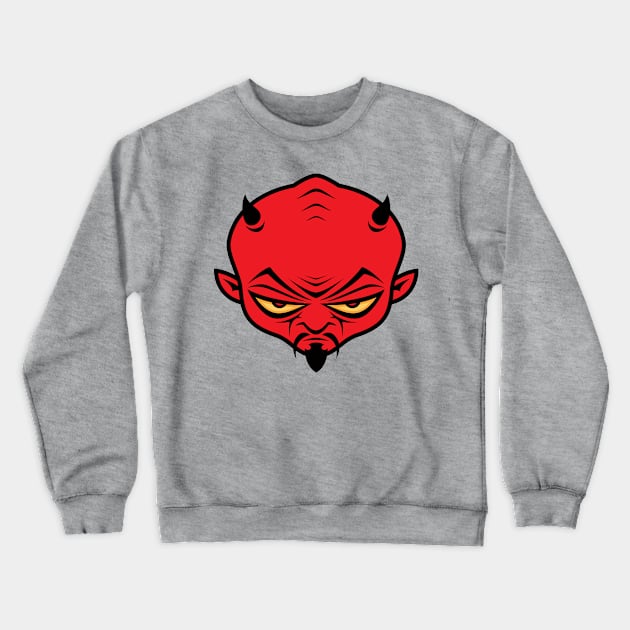 Devil Dude Crewneck Sweatshirt by fizzgig